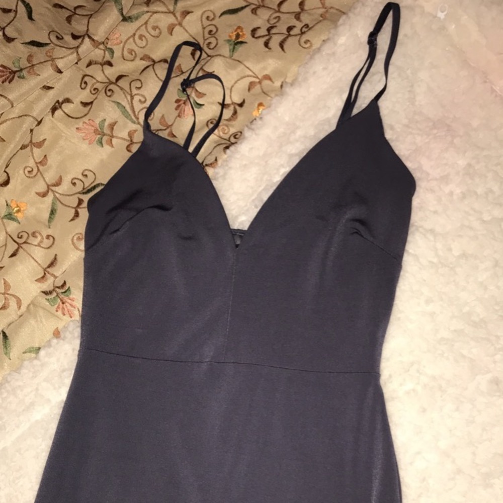 fashion nova silky slit dress - Picture 12 of 13